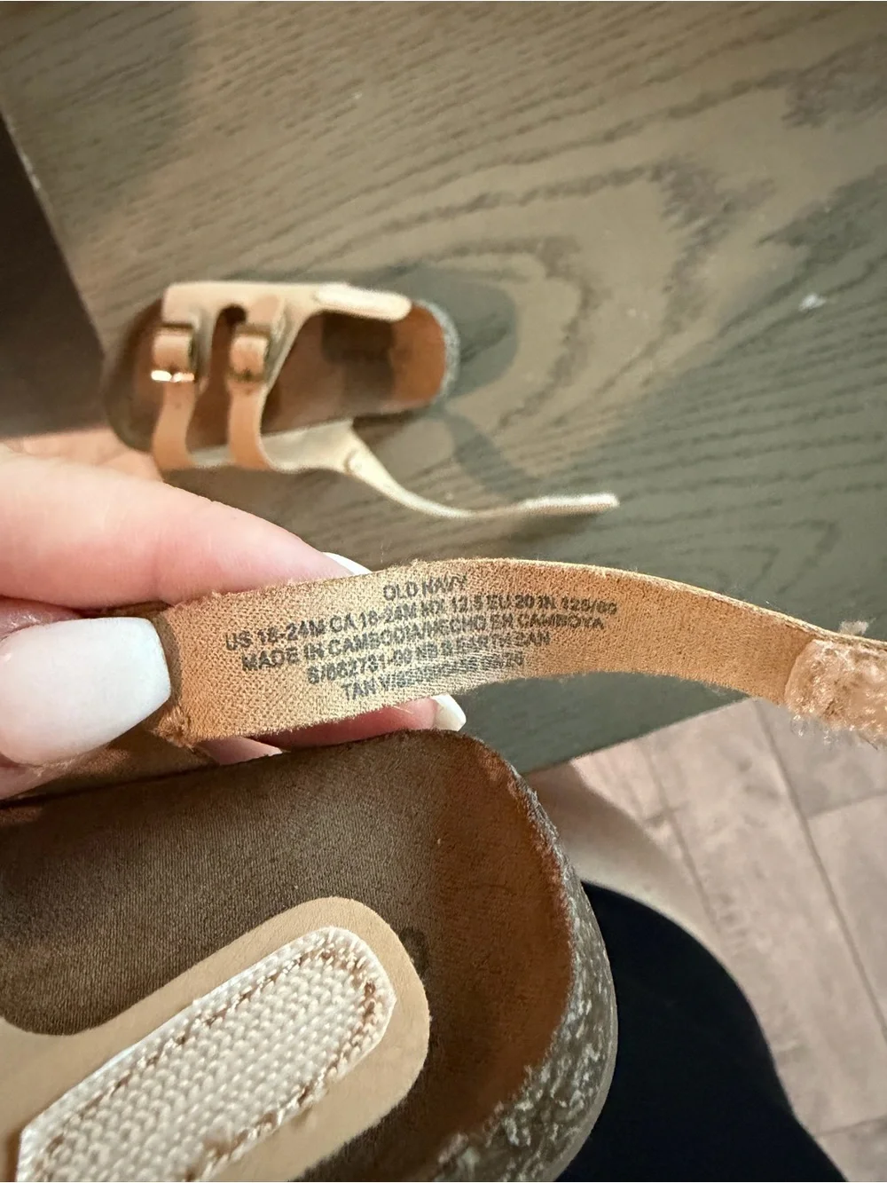 Old Navy Double-Buckle Baby Sandals in Light Pink